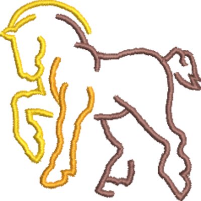 Horse 63x63mm Thumbnail