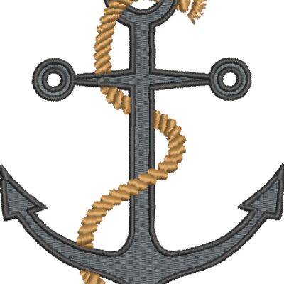Anchor with Rope 98x130mm Thumbnail