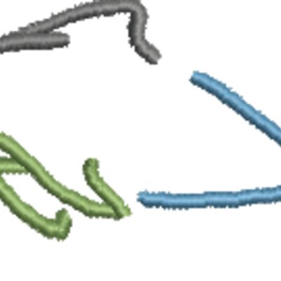 Dolphin 76x36mm Thumbnail