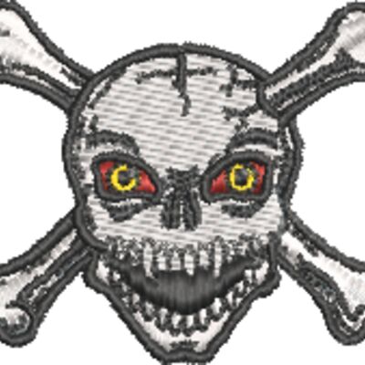 Skull and Crossbones 56x45mm Thumbnail