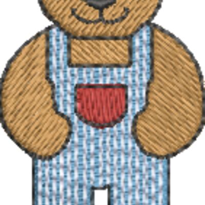 Teddy Bear 38x64mm Thumbnail