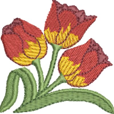 Tulips 65x64mm Thumbnail